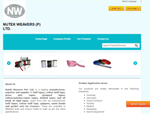 Tablet Screenshot of nutekweavers.com
